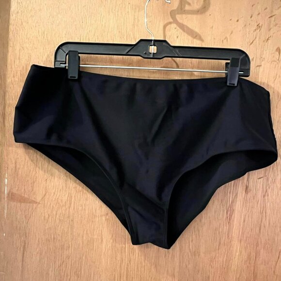 🐻Size 22W - Esprlia Black Swim Bottoms - Picture 1 of 5